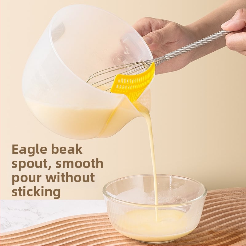 Odmerka s kalibrom – plastová kuchynská odmerka na pečenie, moderný minimalistický dizajn