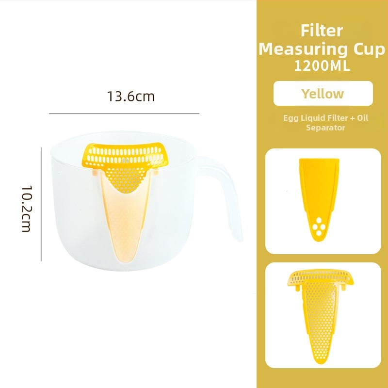 Odmerka s kalibrom – plastová kuchynská odmerka na pečenie, moderný minimalistický dizajn