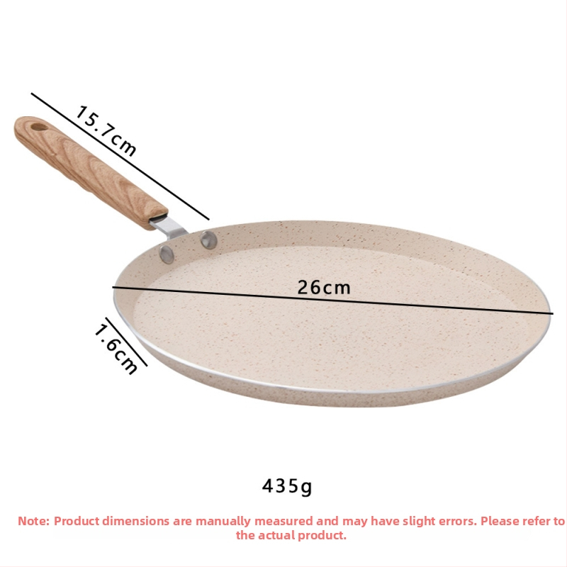 Panvica s nepriľnavým povrchom z hliníkovej zliatiny, Maifan kameň povrch, jednovrstvé dno, vhodná pre bežné platne