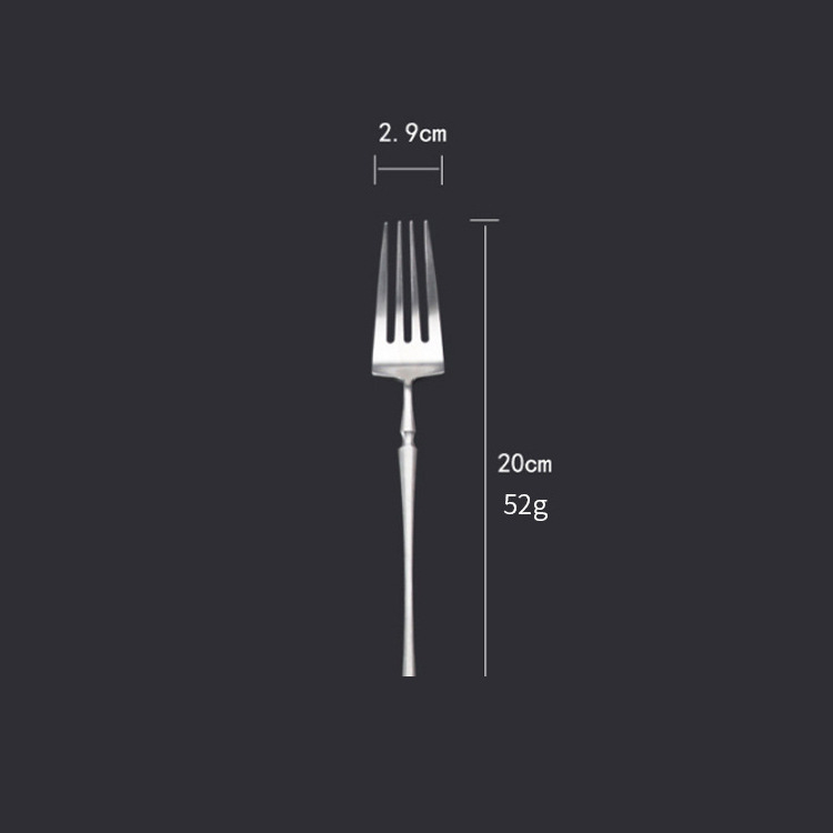 Sada nožov, vidličiek a lyžíc – 304 nerezová oceľ, brúsenie Hemp Wheel, moderný minimalistický štýl, tlač loga na mieru, vlastné spracovanie k dispozícii