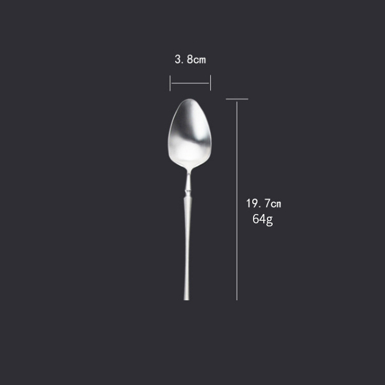 Sada nožov, vidličiek a lyžíc – 304 nerezová oceľ, brúsenie Hemp Wheel, moderný minimalistický štýl, tlač loga na mieru, vlastné spracovanie k dispozícii