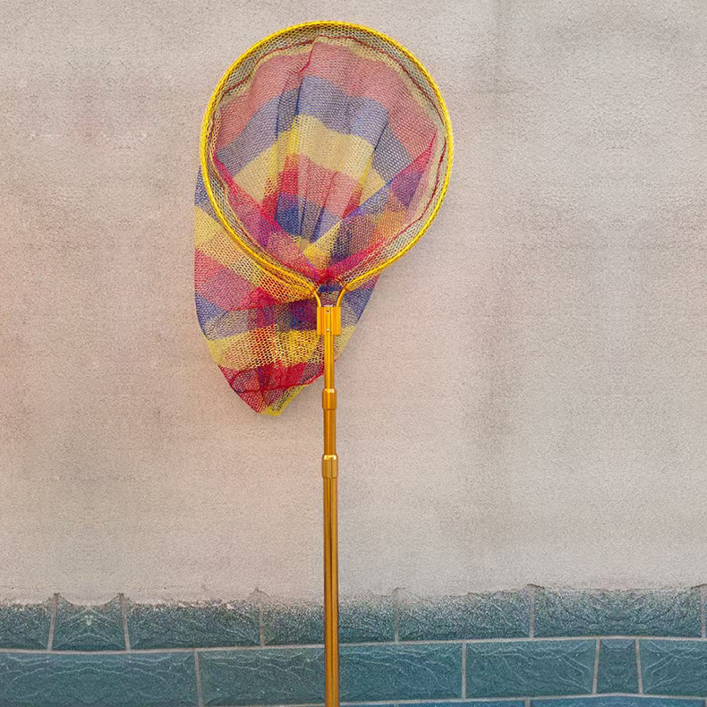 Telescopická sieťová palica na rybolov, hliníková zliatina, priemer úst siete 60/70 cm, hrubá sieť, vysúvateľná, pôvod Hebei