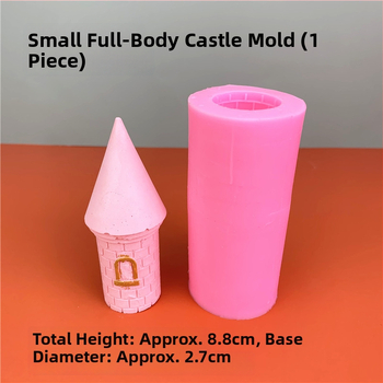 Siliconová forma na pečenie – 3D princeznin hrad, nepravidelný tvar, na zdobenie čokolády a tort