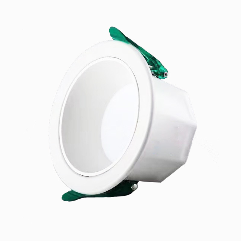 LED downlight s hlbokým pohárom proti oslneniu, trojfarebné stmievanie (3000K/4000K/6000K), skrytá montáž, telo z lisovaného hliníka, 220V