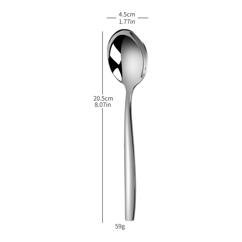 Sada príbora: nôž, vidlica, lyžica; nerezová oceľ 304; štvorhranná rukoväť; zrkadlové leštenie; tlač loga