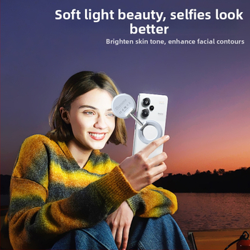 Сгъваема попълваща светлина, модел K3, три цветови температури, мощност под 10W, 5V/1A