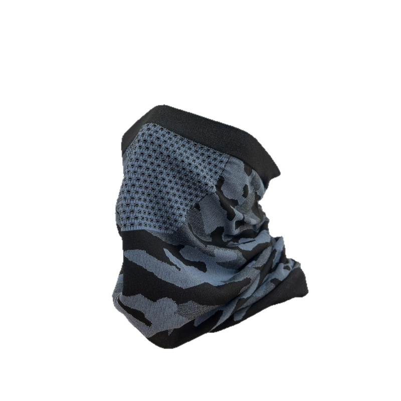 Kerékpáros arcmaszk nyakmelegítővel, uniszex, nylon/poliamid