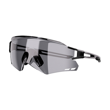 ACRUNU Cyklistické okuliare s fotocitlivými šošovkami, meniace farbu, vymeniteľné šošovky, PC rám, polorámové, unisex