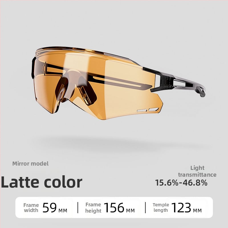 ACRUNU Cyklistické okuliare s fotocitlivými šošovkami, meniace farbu, vymeniteľné šošovky, PC rám, polorámové, unisex