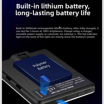 Мини светлина за запълване за телефон — портативна LED светлина с троцветна мека светлина, вградена батерия, ръчен режим, мощност под 10W, за стрийминг и fotografiya