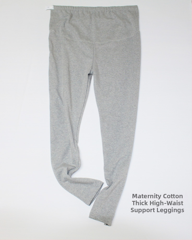 Landian bavlnené tehotenské nohavice s vysokým pásom a oporou brucha, nastaviteľné bruško, dlhé nohavice (95% bavlny)