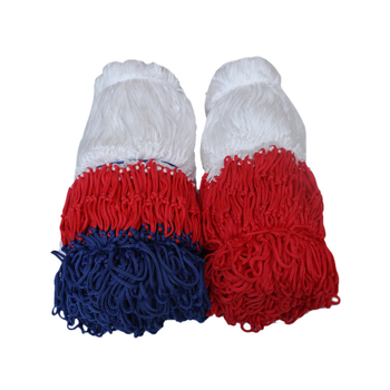 Basketbalová sieť pre vonkajšie použitie — zosilnená z nylonu, PP a polyesteru, možnosť prispôsobenia, značka Aerobics, hmotnosť 45 g, tlačené logo