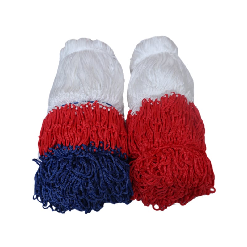 Basketbalová sieť pre vonkajšie použitie — zosilnená z nylonu, PP a polyesteru, možnosť prispôsobenia, značka Aerobics, hmotnosť 45 g, tlačené logo