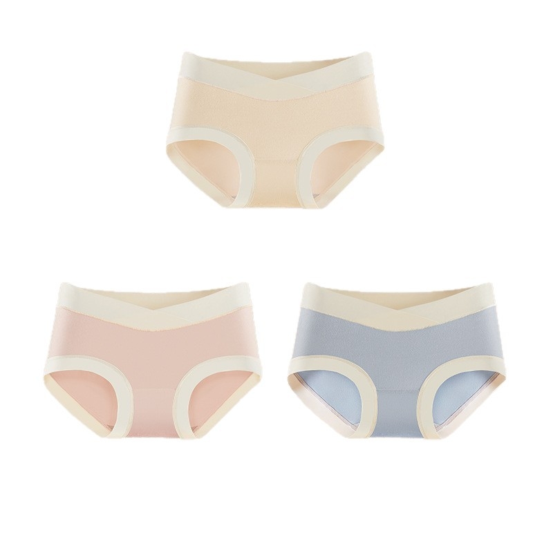 Modalinės nėščiųjų kelnaitės, žemas liemuo, medvilnės įdėklas kirkšyje, kvėpuojančios, antibakterinės, pilvo parama