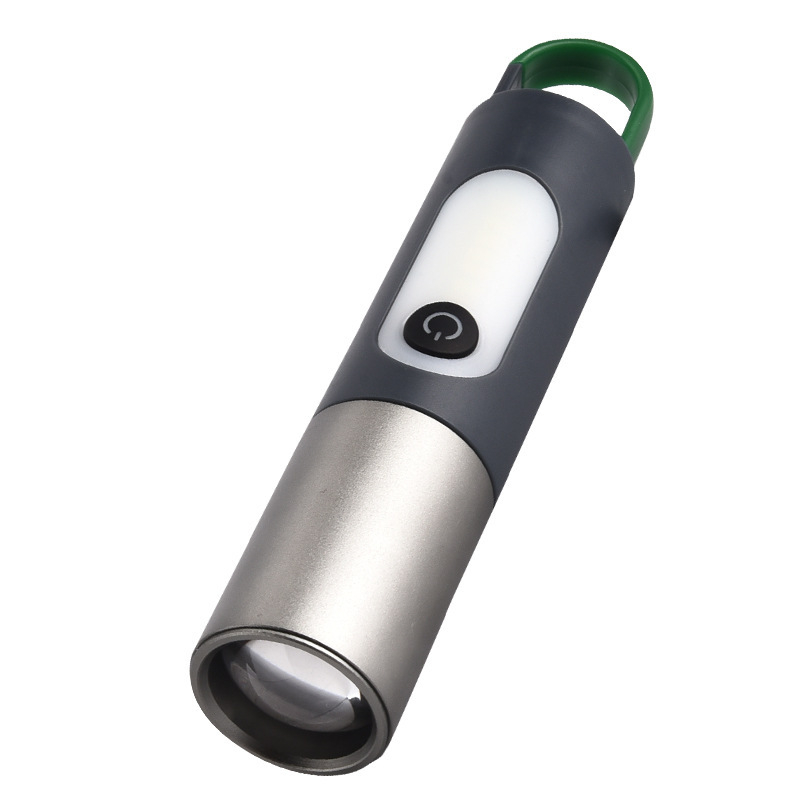 LED svjetiljka s aluminijskim kućištem, punjiva, 5W, 1500mAh, domet 100-200 m, višefunkcionalna, zaštita od prepunjenja
