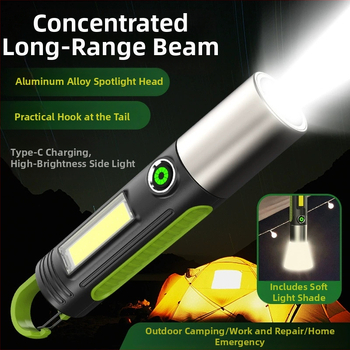 LED ručná baterka, s CE certifikáciou, kód produktu 24U010352600, prenášateľné kompaktné vonkajšie svetlo