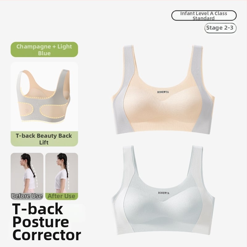 Бюстгалтер за подрастващи; материя: найлон/полиамид; подплата: найлон/полиамид; чашки: пълни; формовани чашки: ултра тънки; презрамки: фиксирани двойни