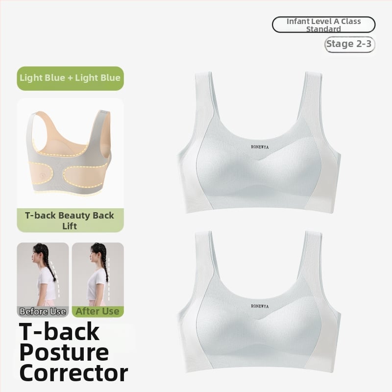 Бюстгалтер за подрастващи; материя: найлон/полиамид; подплата: найлон/полиамид; чашки: пълни; формовани чашки: ултра тънки; презрамки: фиксирани двойни