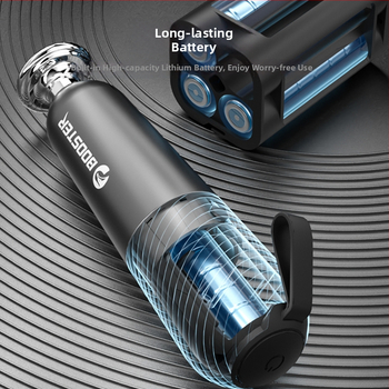 Fascia Gun s vysokofrekvenčnou vibráciou — bezkartáčový motor, mini prenosný, 5+ rýchlostí, 3 masážne hlavy, vstavaná batéria 300–500 mAh, výdrž 1–3 h