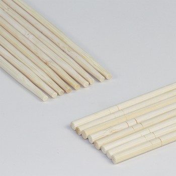 Jednorazové paličky na jedlo so lyžičkou na polievku – bambusový set s potravinovou kvalitou, štvorčlenný set, vhodný do mikrovlnky