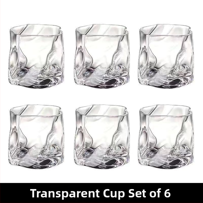 Pohár zo skla v štýle Ins so slamkou, sklo s vysokou borosilikátovou odolnosťou, okrúhly tvar, ľadovcová textúra, prenosný