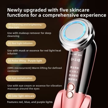 Konka kozmetické zariadenie na tvár – domáci mikroprúdový masážny prístroj, prenosný, USB nabíjanie, vstavaná batéria 500–800 mAh, IPX1 vodotesný