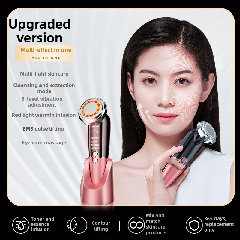 Konka kozmetické zariadenie na tvár – domáci mikroprúdový masážny prístroj, prenosný, USB nabíjanie, vstavaná batéria 500–800 mAh, IPX1 vodotesný