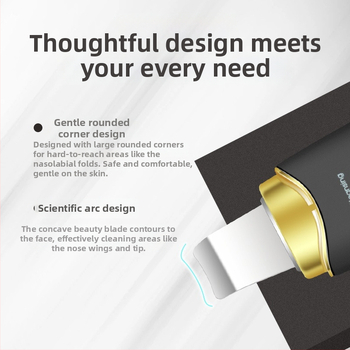 Ultrazvukové zariadenie na čistenie a omladenie pokožky, prenosné, 800–1000 mAh batéria, IPX2, na domáce použitie