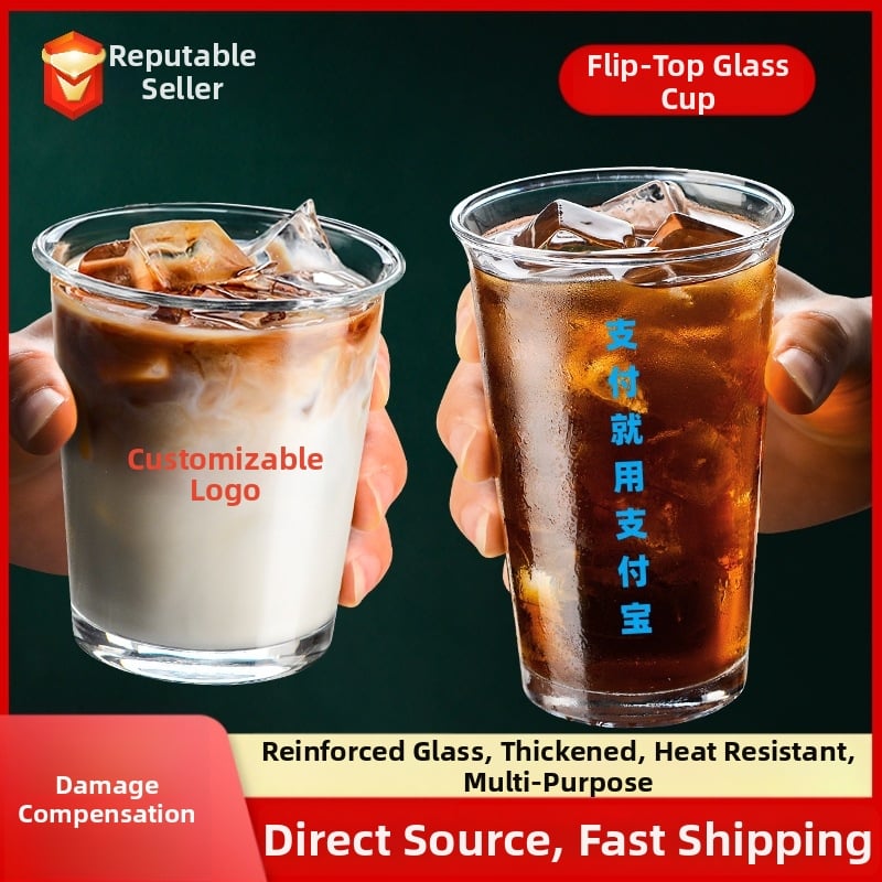 Šálka na kávu v tvare sudu z tepelne odolného skla – minimalistický dizajn bez rúčky, jednovrstvá, výška 11 cm, priehľadné sklo