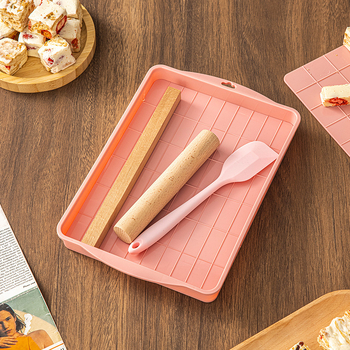 Sada foriem na nugát s vločkami snehu – nepriľnavé na pečenie, značka Polyester, pôvod Zhejiang, kategória cukrárska krabička, čínske štýl