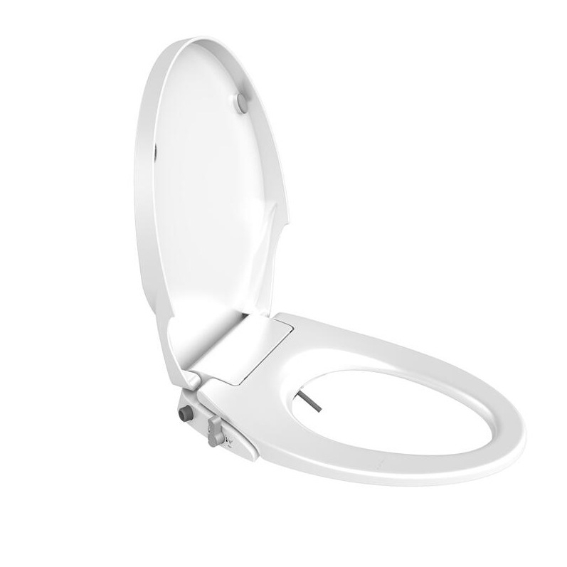 Integrované inteligentné sedátko na toaletu s bidetom, PP materiál, model hz001, nastaviteľný rozstup otvorov 15–19 cm, priama inštalácia, bez elektriny