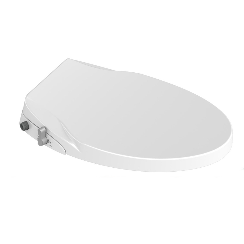 Integrované inteligentné sedátko na toaletu s bidetom, PP materiál, model hz001, nastaviteľný rozstup otvorov 15–19 cm, priama inštalácia, bez elektriny