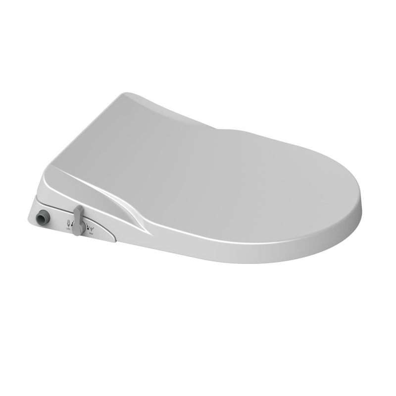Integrované inteligentné sedátko na toaletu s bidetom, PP materiál, model hz001, nastaviteľný rozstup otvorov 15–19 cm, priama inštalácia, bez elektriny