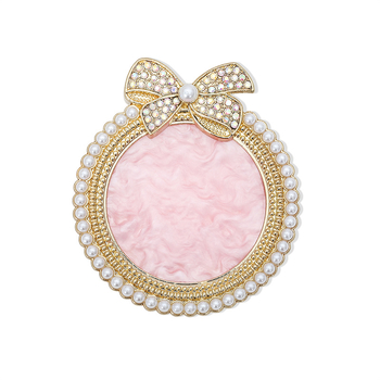 Ploča za prikaz manikure s mašnicom od perli i dijamantnim ukrasima, agatna smola, alati za nokte, 42 g, YUJIA