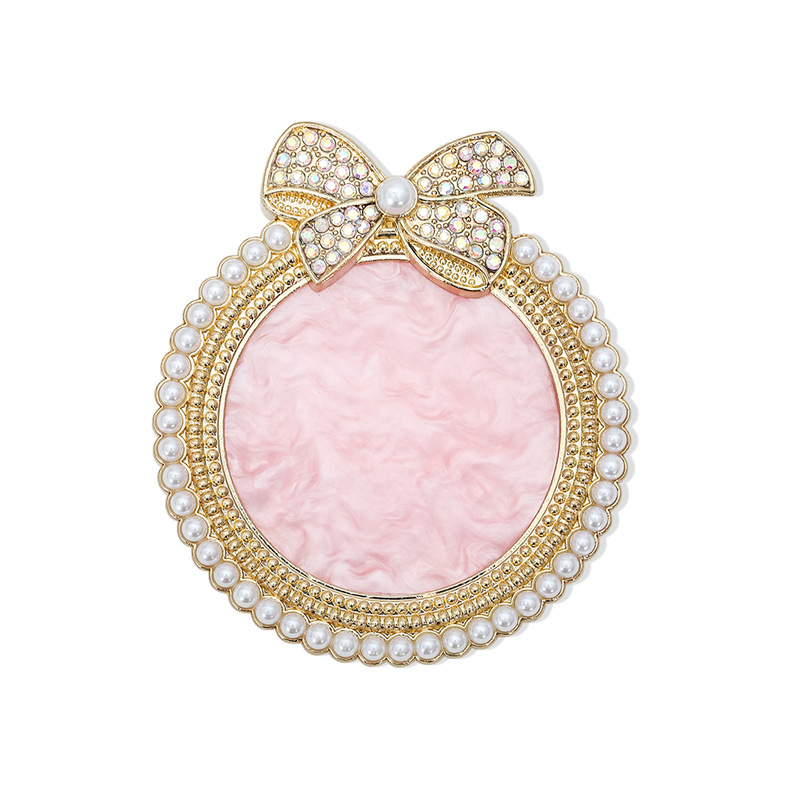 Ploča za prikaz manikure s mašnicom od perli i dijamantnim ukrasima, agatna smola, alati za nokte, 42 g, YUJIA