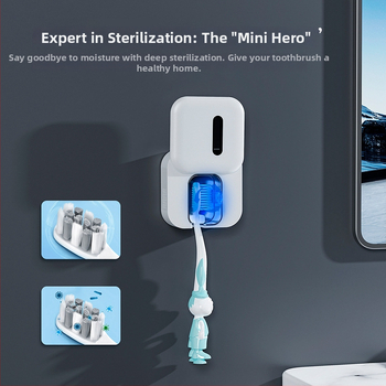 Sterilizátor na zubné kefky s UV dezinfekciou, prenosná dezinfekčná skrinka, model JY-YS08, metóda dezinfekcie: Smart UV, doba dezinfekcie: 60 s, napájanie: nabíjanie