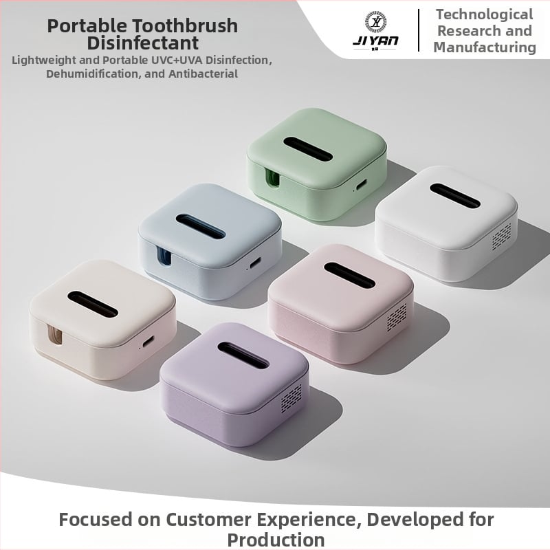 Sterilizátor na zubné kefky s UV dezinfekciou, prenosná dezinfekčná skrinka, model JY-YS08, metóda dezinfekcie: Smart UV, doba dezinfekcie: 60 s, napájanie: nabíjanie