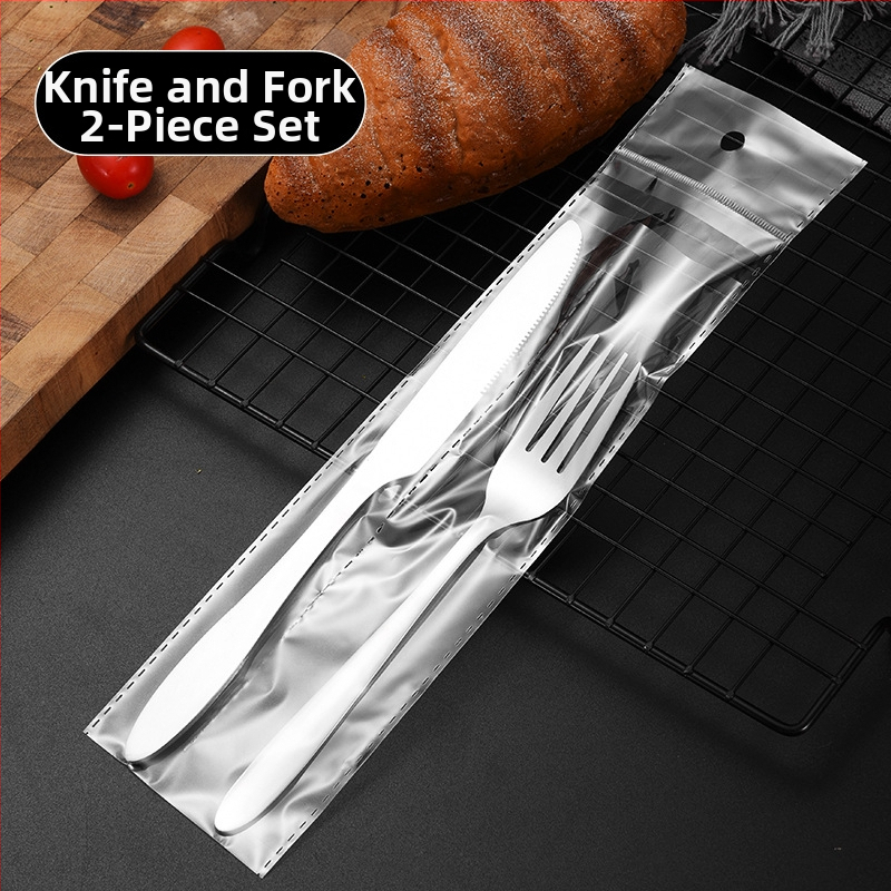 Trojbodový set jedálenského príslušenstva západného štýlu – nôž, vidlička a lyžica; 410 nerezová oceľ; zrkadlové leštenie; prispôsobiteľný; súkromná značka