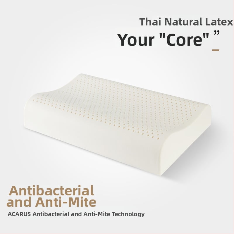 Vankúš z prírodného latexu s vlnitým tvarom na spanie pre krčnú oblasť, latexový obsah >90%, hmotnosť 2–3 kg, možnosť úpravy