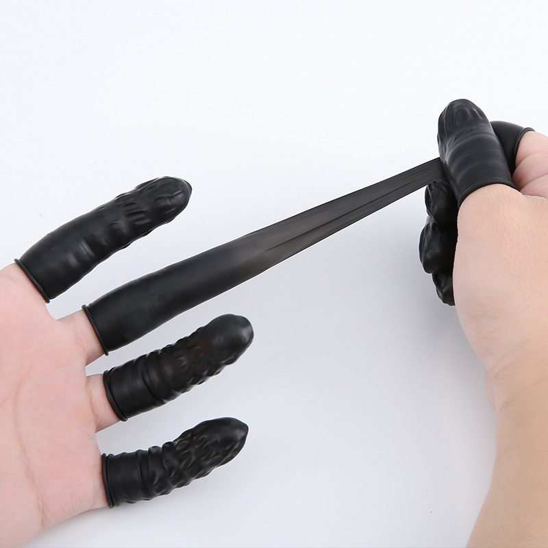 Jednokratne zaštitne navlake za prste – lateks, protuklizne, otporne na habanje, prozirne, za prašnjave radionice i tvornice elektronike