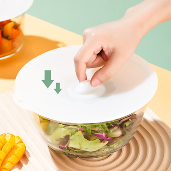 KOMEKI silikónový kryt na misu, japonský štýl, vzduchotesný na uchovanie čerstvosti, vhodný do mikrovlnky