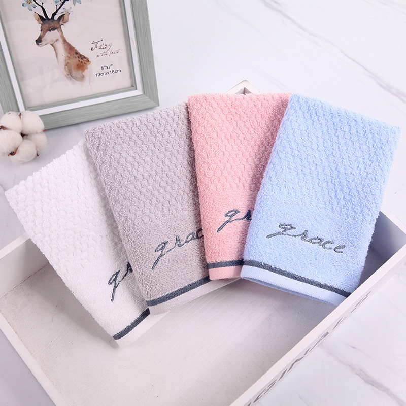 Кърпа за лице от 100% памук, плоско тъкане, прежда 32, тегло под 50 г