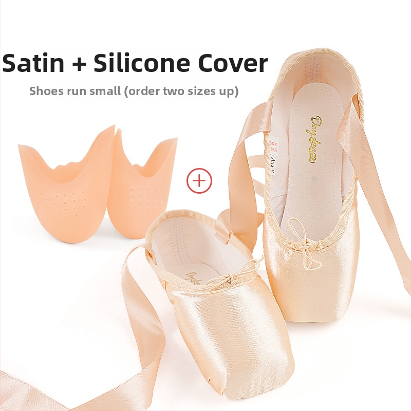 Lingyan baletné topánky – štvorcový nos, kožená podrážka, rovnováha a tlmenie otrasov