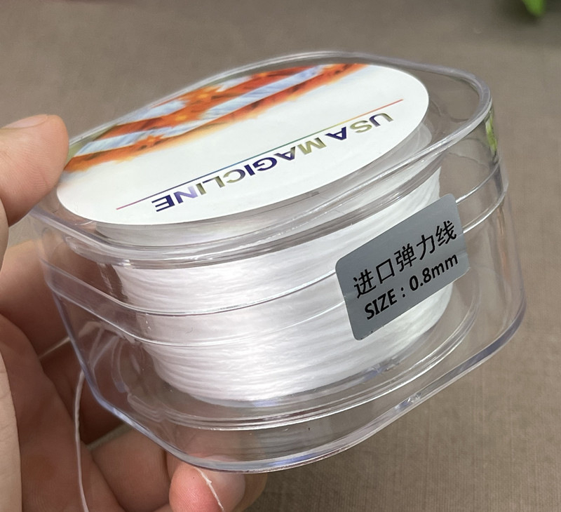 Elastický naväzovací šnúra pre perly a kryštály, odolný voči oderu, šperkársky materiál (Typ: Doplnky pre šperky; Materiál: Iný; Zverejnenie: Jarné 2023; Značka: Iné)