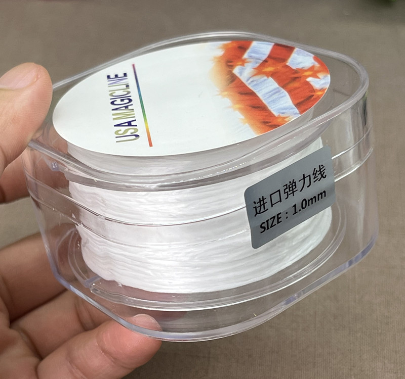 Elastický naväzovací šnúra pre perly a kryštály, odolný voči oderu, šperkársky materiál (Typ: Doplnky pre šperky; Materiál: Iný; Zverejnenie: Jarné 2023; Značka: Iné)