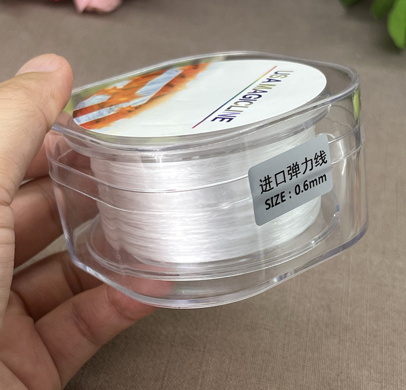 Elastický naväzovací šnúra pre perly a kryštály, odolný voči oderu, šperkársky materiál (Typ: Doplnky pre šperky; Materiál: Iný; Zverejnenie: Jarné 2023; Značka: Iné)