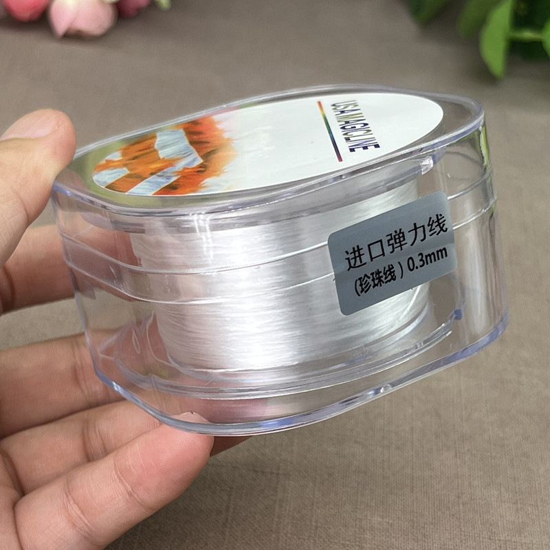 Elastický naväzovací šnúra pre perly a kryštály, odolný voči oderu, šperkársky materiál (Typ: Doplnky pre šperky; Materiál: Iný; Zverejnenie: Jarné 2023; Značka: Iné)