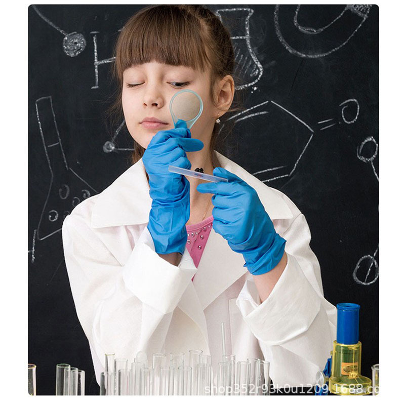 Detské nitrilové rukavice na domáce použitie – jednorázové, potravinárska kvalita, ultra tenké