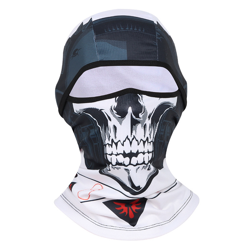 Zimná balaclava pre šport - vetruodolná maska na tvár na lyžovanie (BL-DF; polyester; vlastná úprava; muži aj ženy; Riding Face Mask)