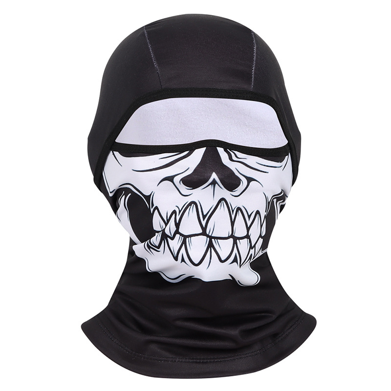 Zimná balaclava pre šport - vetruodolná maska na tvár na lyžovanie (BL-DF; polyester; vlastná úprava; muži aj ženy; Riding Face Mask)